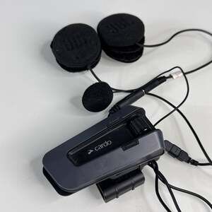 Cardo Packtalk Edge Motorcycle Bluetooth Communication System Headset